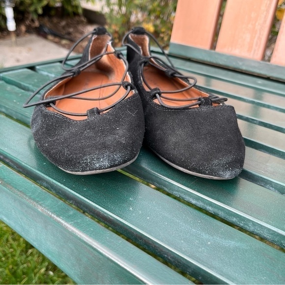 Lucky Brand Aviee Lace Up Ballet Flats - Picture 10 of 10